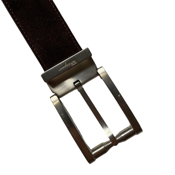 Salvatore Ferragamo Brown Woman Authentic‎ Used Size 80 Suede - Picture 4 of 6